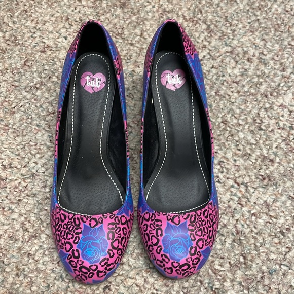 Tuk rose print heels - new - Picture 2 of 8